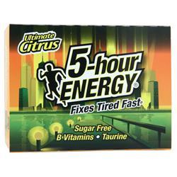 5 Hour Energy Extra Strength Ultimate Citrus 12 bttls