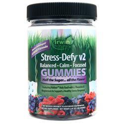 Irwin Naturals Stress-Defy v2 Gummies Mixed Berry 30 gummy