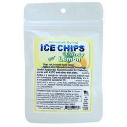 Ice Chips Candy Ice Chips Xylitol Candy Real Lemon - Pouch 2 oz