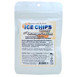 Ice Chips Candy Ice Chips Xylitol Candy Real Orange Cream - Pouch 2 oz