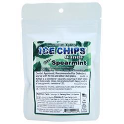 Ice Chips Candy Ice Chips Xylitol Candy Real Spearmint - Pouch 2 oz
