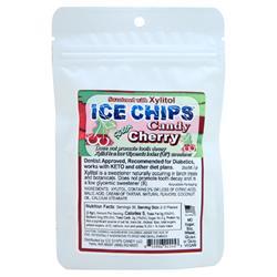 Ice Chips Candy Ice Chips Xylitol Candy Sour Cherry - Pouch 2 oz