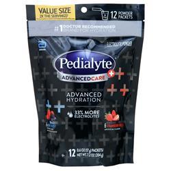 Abbott Pedialyte Advanced Care Berry Frost & Strawberry Freeze 12 pckts