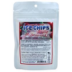 Ice Chips Candy Ice Chips Xylitol Candy Juicy Cranberry - Pouch 2 oz