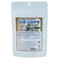 Ice Chips Candy Ice Chips Xylitol Candy Real Ginger - Pouch 2 oz