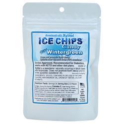 Ice Chips Candy Ice Chips Xylitol Candy Real Wintergreen - Pouch 2 oz