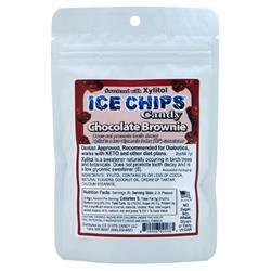 Ice Chips Candy Ice Chips Xylitol Candy Chocolate Brownie - Pouch 2 oz
