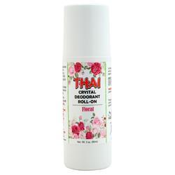 Deodorant Stones of America Thai Crystal Deodorant Roll-On Floral 3 oz