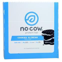 Ds Naturals No Cow Protein Bar Cookies N Cream 12 bars