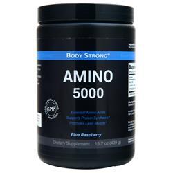 BodyStrong Amino 5000 Blue Raspberry 439 grams
