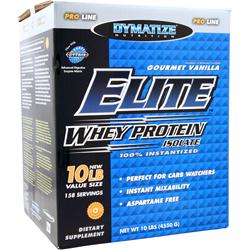 Dymatize Nutrition Elite Whey Protein Isolate Gourmet Vanilla 10 lbs