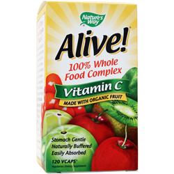 Natures Way Alive! Vitamin C 120 vcaps