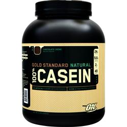 Optimum Nutrition 100% Gold Standard Casein Protein (Natural) Chocolate Creme 4 lbs
