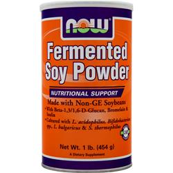 Now Fermented Soy Protein French Vanilla 1 lbs