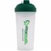 All Star Health Turbo Shaker (750mL) Transparent w/ Green Lid 1 cup