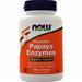 Now Papaya Enzymes with Mint and Chlorophyll (Chewable)  180 lzngs