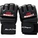 MMA Muscle Hybrid Fight Gloves Black - Regular 2 glove