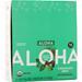 Aloha Organic Protein Bar - Plant Based Chocolate Mint 12 bars