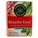 Traditional Medicinals Organic Seasonal Wellness Tea Breathe Easy - Eucalyptus Mint 16 pckts