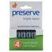 Preserve Triple Razor Blade Cartridges  4 count