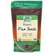 Now Organic Flax Seeds  1 lbs