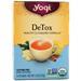 Yogi DeTox Healthy Cleansing Formula Tea Caffeine Free 16 pckts