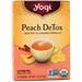 Yogi DeTox Healthy Cleansing Formula Tea Peach - Caffeine Free 16 pckts