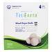 Tru Earth Wool Dryer Balls Fragrance-Free 4 ball