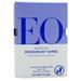 EO Products Deodorant Wipes Calming French Lavender 6 count