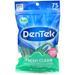 DenTek Fresh Clean Floss Picks Mouthwash Blast with Fluoride 75 count