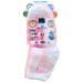 Earth Therapeutics Aloe Socks Plaid/Pink 2 pack