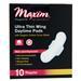 Maxim Hygiene Ultra Thin Wing Daytime Pads Regular 10 pads