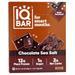 IQBar Plant Protein Bar Chocolate Sea Salt 12 bars