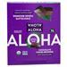 Aloha Organic Protein Bar - Plant Based Chocolate Fudge Brownie 12 bars