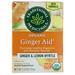 Traditional Medicinals Organic Digestive Wellness Tea Ginger Aid - Ginger & Lemon Myrtle 16 pckts