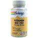Solaray Vitamin D3 + K2  120 vcaps