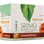AnuMed Premium Stevia - Sweet & Natural Caramel Delicioso 100 pckts