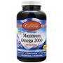 Carlson Wild Norwegian Maximum Omega 2000 Natural Lemon 180 sgels