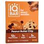 IQBar Plant Protein Bar Peanut Butter Chip 12 bars