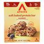 Atkins Soft Baked Protein Bar Blueberry 4 bars