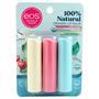 EOS Products 100% Natural Organic Lip Balm Vanilla Bean, Strawberry Sorbet, Sweet Mint 3 pack