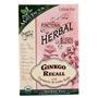 Mate Factor Organic Functional Herbal Blends Herbal Tea Ginkgo Recall with Turmeric & Gotu Kola 20 pckts